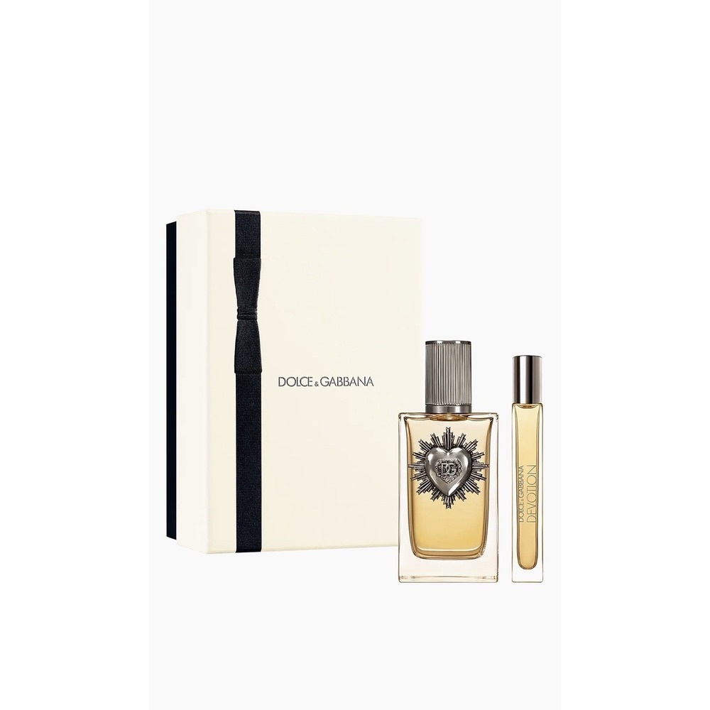 Dolce & Gabbana Devotion Pour Homme Parfum Gift Set 3.4oz + 10ml Travel Spray